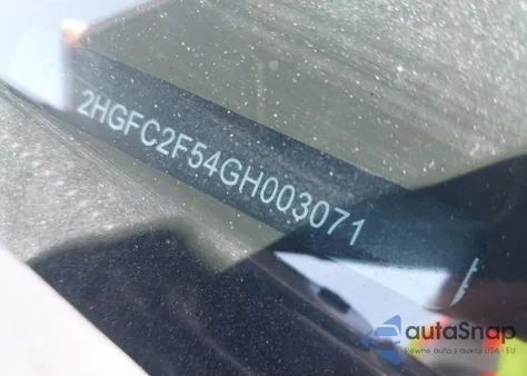 2016 Honda Civic Lx from USA, damaged, VIN 2HGFC2F54GH003071